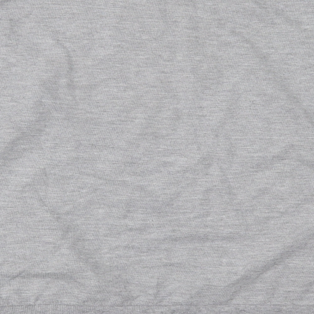 Womens UK Size L H&M Grey Basic Blouse