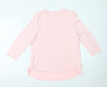 Womens UK Size 12 Together Pink Basic Blouse