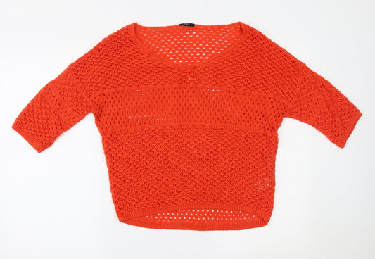F&F Womens Orange   Basic Blouse Size 14