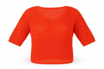 F&F Womens Orange   Basic Blouse Size 14