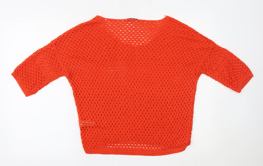 F&F Womens Orange   Basic Blouse Size 14