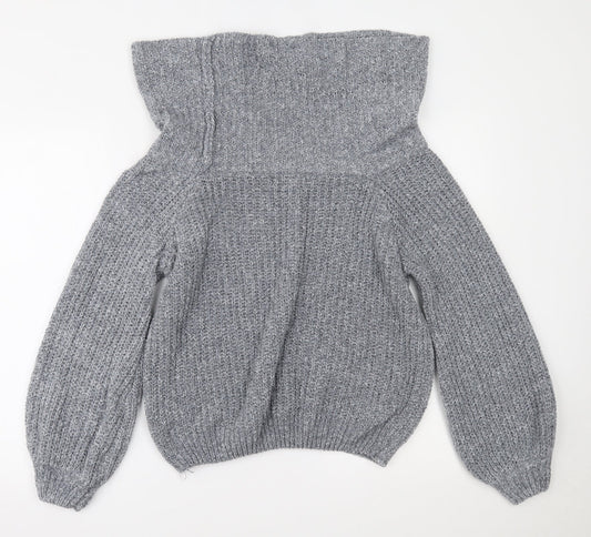 Primark Womens Grey   Pullover Jumper Size M