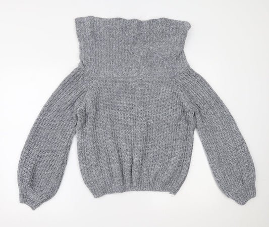 Primark Womens Grey   Pullover Jumper Size M