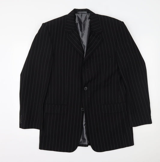 Mens UK Size 38 BLAKES Regular Black Suit Jacket