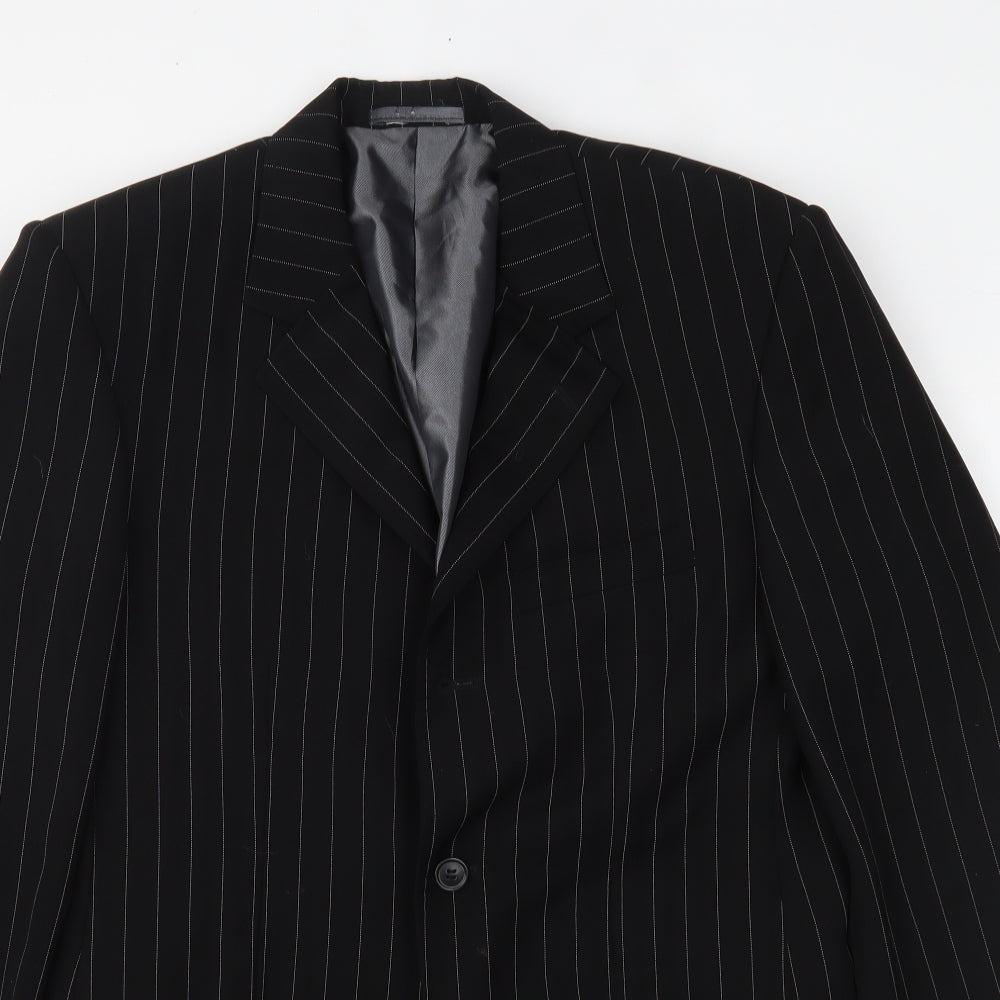 Mens UK Size 38 BLAKES Regular Black Suit Jacket