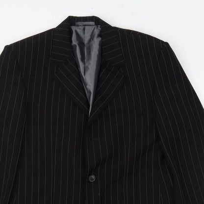 Mens UK Size 38 BLAKES Regular Black Suit Jacket