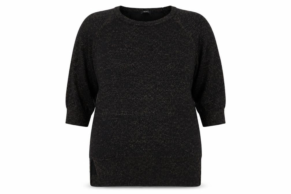 Womens UK Size 16 F&F Black Basic Blouse