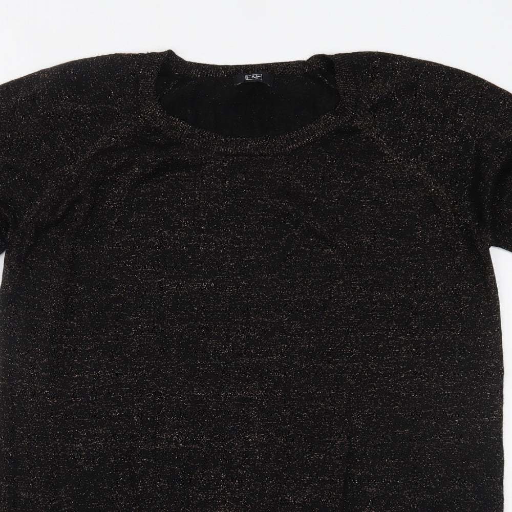 F&F Womens Black   Basic Blouse Size 16