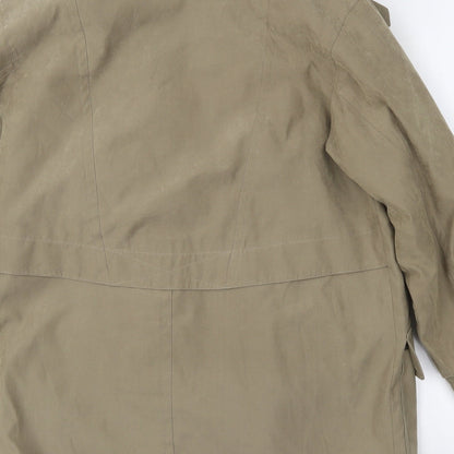 Womens UK Size 10 BHS Beige Parka Coat