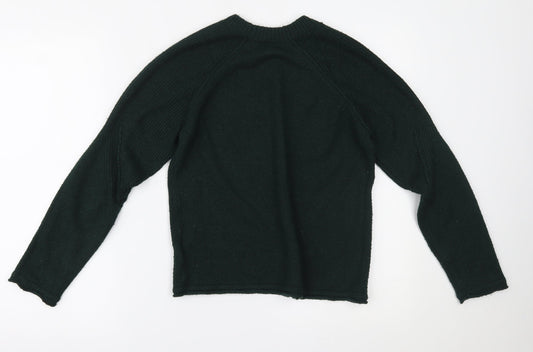 Womens UK Size 10 Topshop Green Pullover Jumper