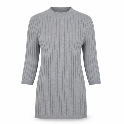 Womens UK Size 8 Primark Grey Basic Blouse