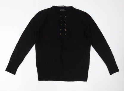 Primark Womens Black   Pullover Jumper Size S