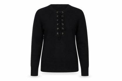 Womens UK Size S Primark Black Pullover Jumper