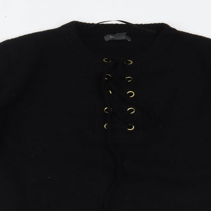 Primark Womens Black   Pullover Jumper Size S