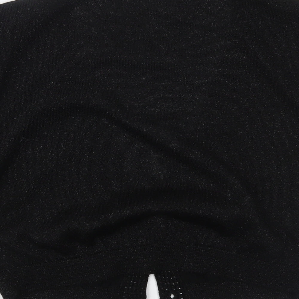 Womens UK Size 14 New Look Black Cardigan Jumper