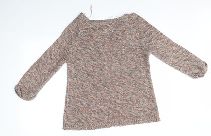 F&F Womens Gold   Pullover Jumper Size 12