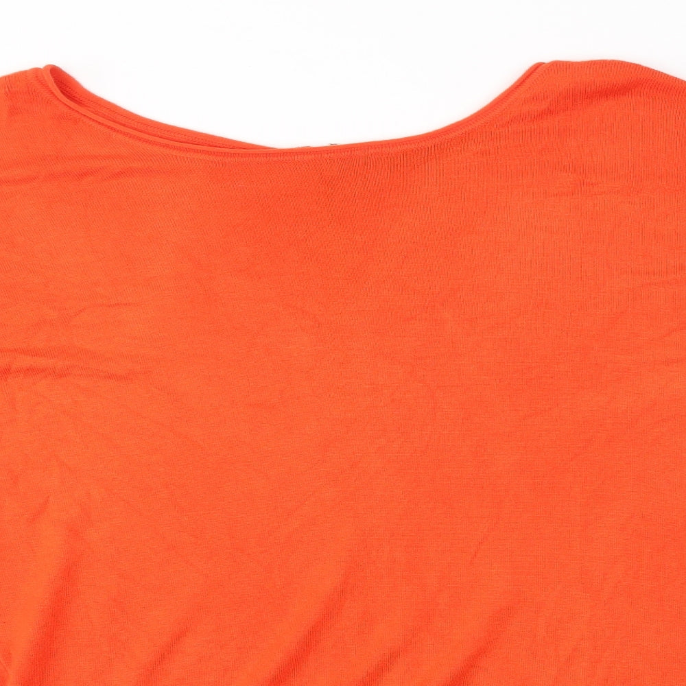 Primark Womens Orange   Pullover Jumper Size S