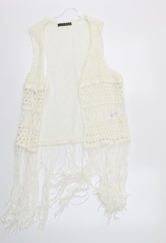 Primark Womens Ivory   Cardigan Jumper Size M