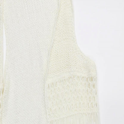 Primark Womens Ivory   Cardigan Jumper Size M