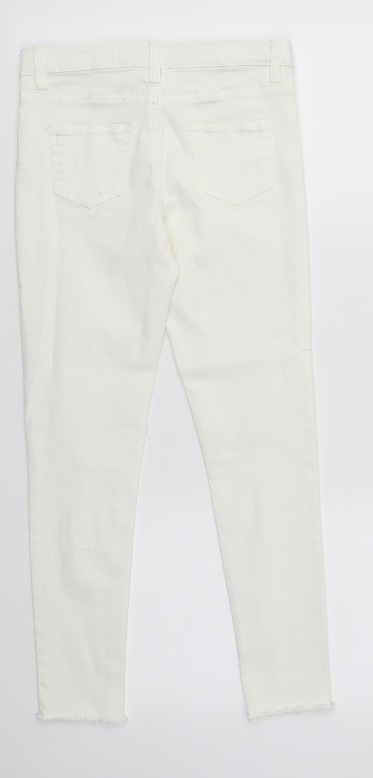Primark Girls Ivory   Skinny Jeans Size 9 Years
