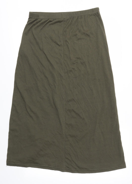 Anthology Womens Green   A-Line Skirt Size 12