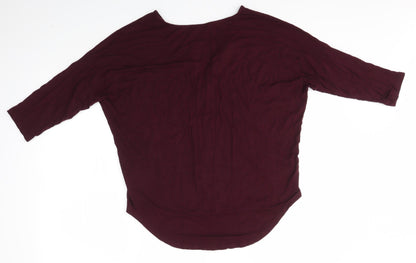 Womens UK Size 12 Select Purple Basic Blouse