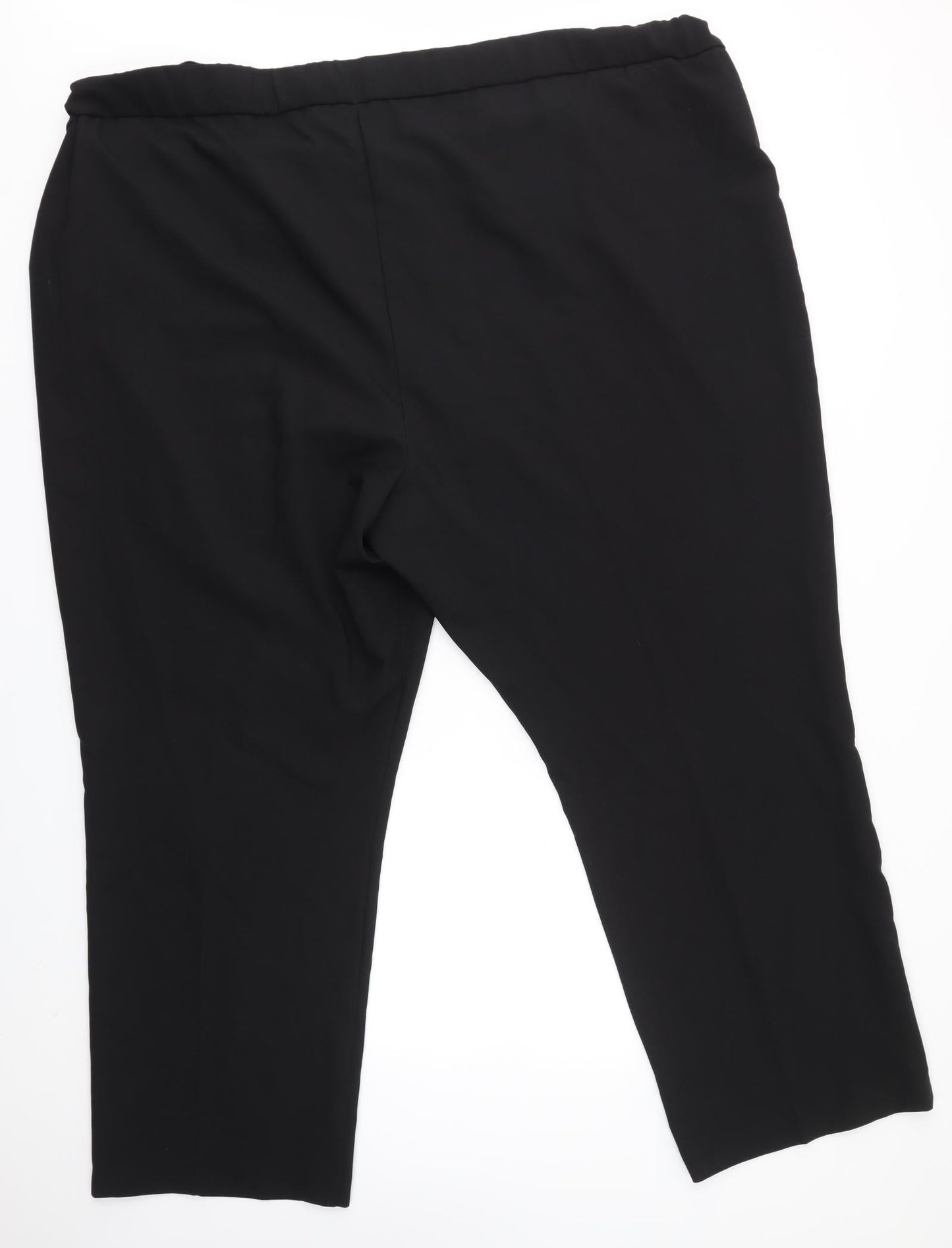 JD WILLIAMS AND CO Womens Black   Dress Pants Trousers Size 4XL L29 in