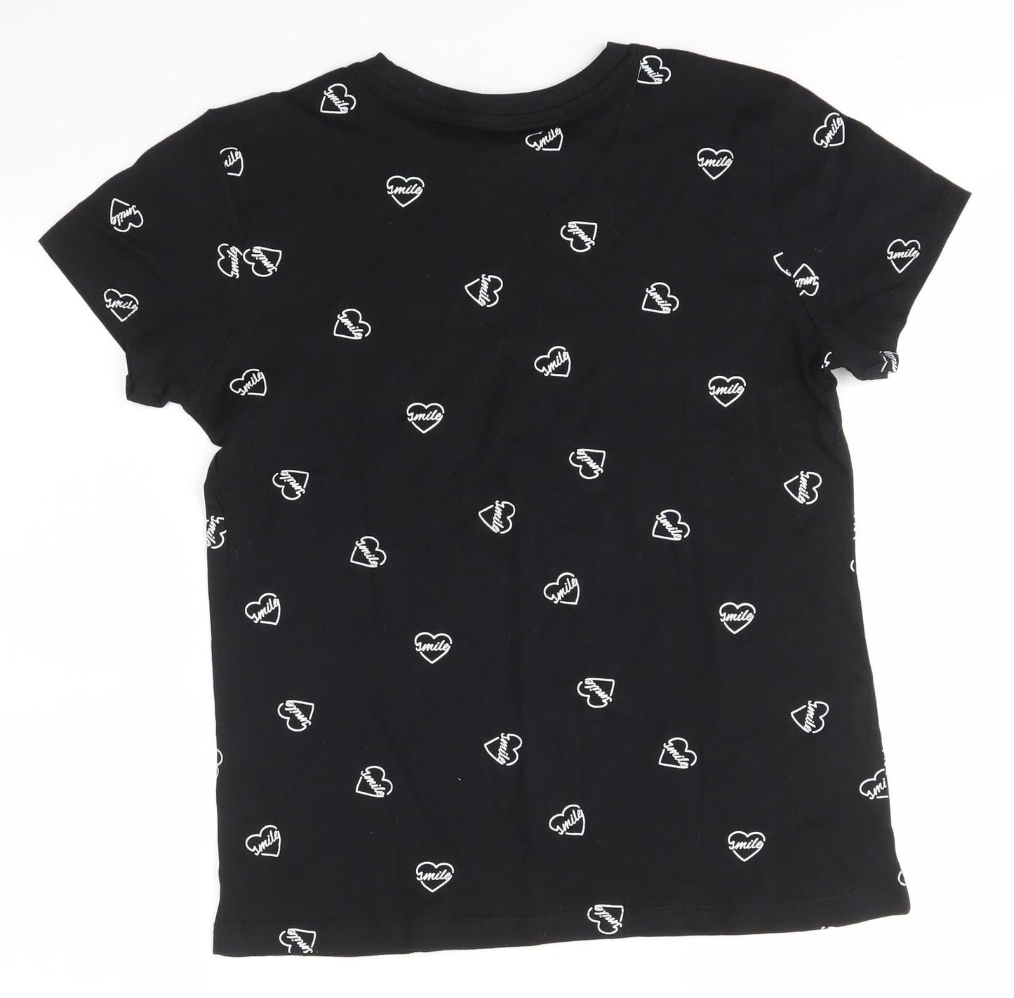 Primark Womens Black   Basic T-Shirt Size S