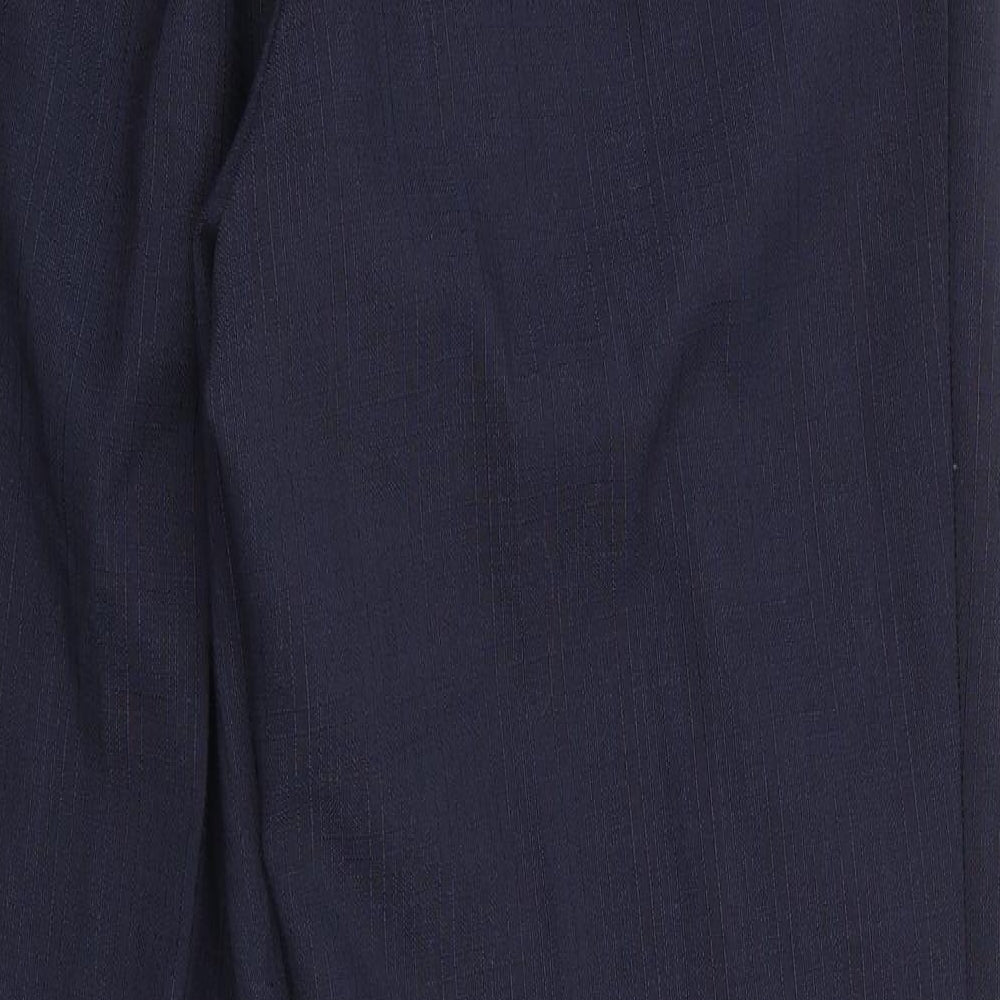 Womens UK Size 12 Marks and Spencer Regular Fit  Blue Trousers