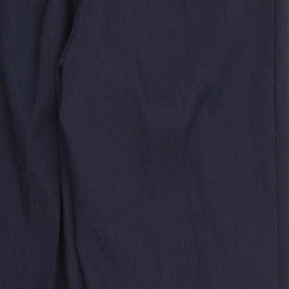 Womens UK Size 12 Marks and Spencer Regular Fit  Blue Trousers