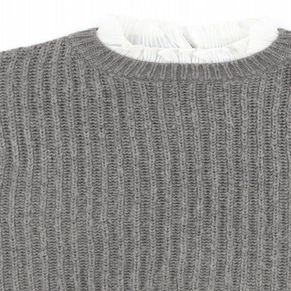Womens UK Size S Matalan Grey Pullover Jumper