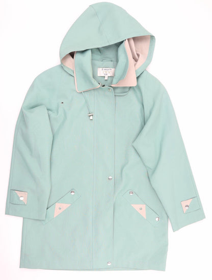Womens UK Size 12 EWM Green Parka Coat