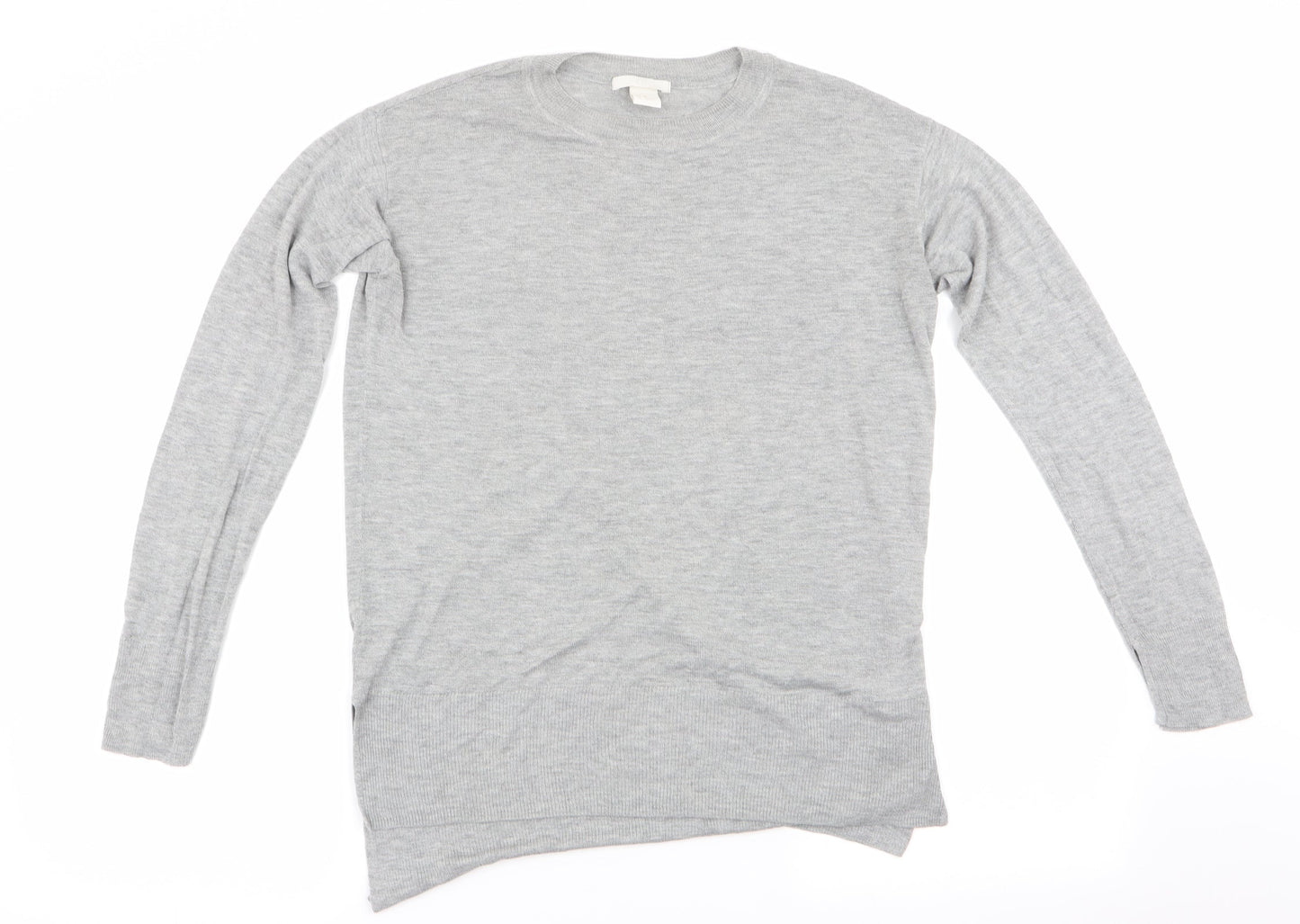 Womens UK Size 4 H&M Grey Pullover Jumper