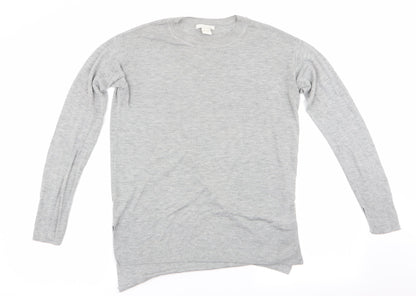 Womens UK Size 4 H&M Grey Pullover Jumper