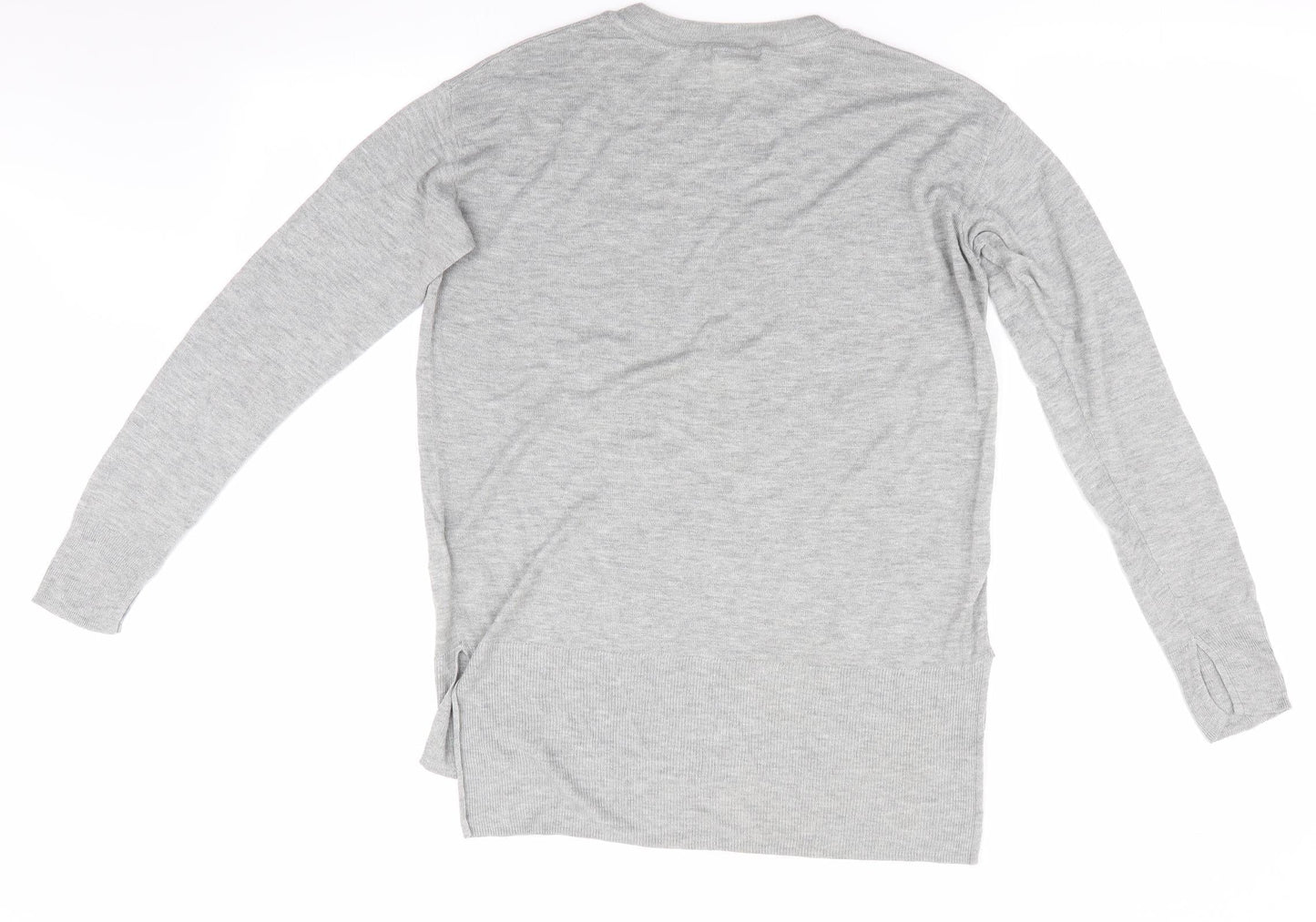 Womens UK Size 4 H&M Grey Pullover Jumper
