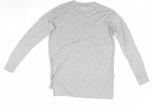 Womens UK Size 4 H&M Grey Pullover Jumper