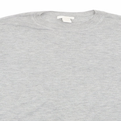 Womens UK Size 4 H&M Grey Pullover Jumper