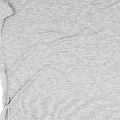 Womens UK Size 4 H&M Grey Pullover Jumper