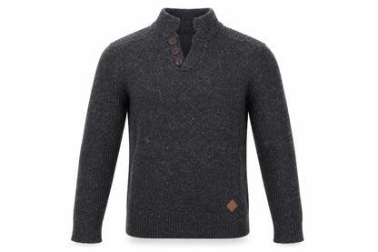 Mens UK Size S Trait Grey Pullover Jumper