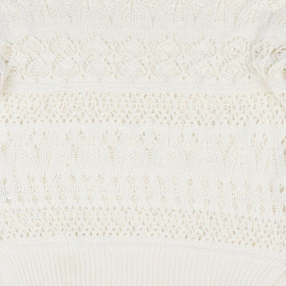 Womens UK Size S NEXT Ivory Pullover Jumper