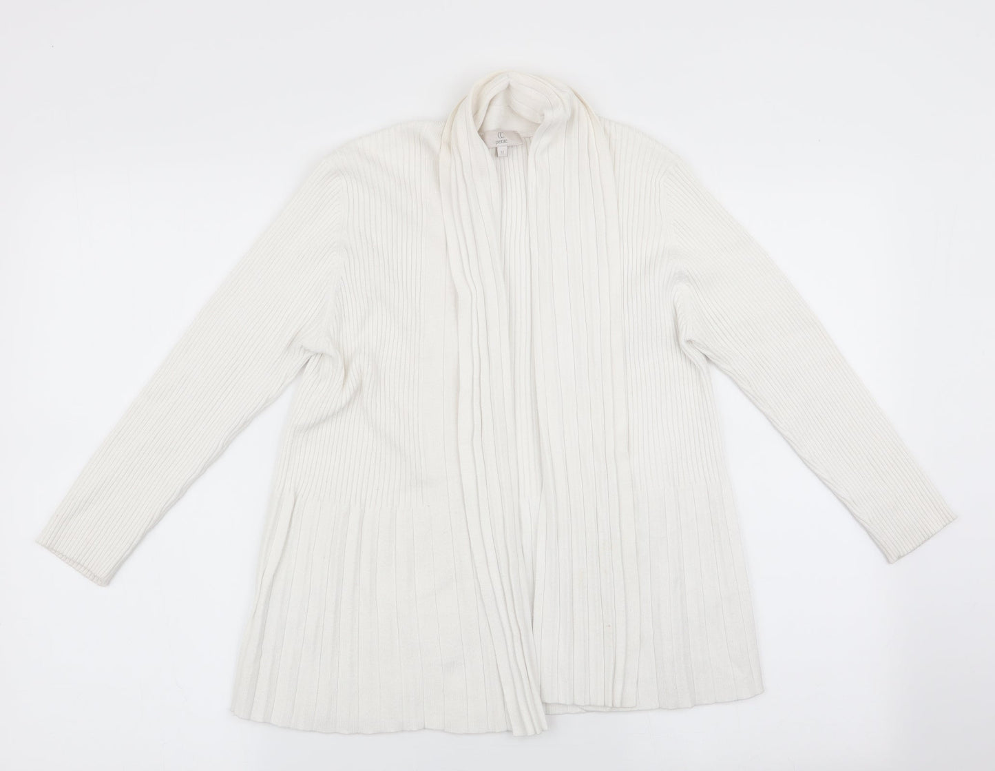 Womens UK Size M CC Ivory Cardigan Jumper