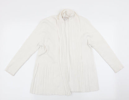 Womens UK Size M CC Ivory Cardigan Jumper