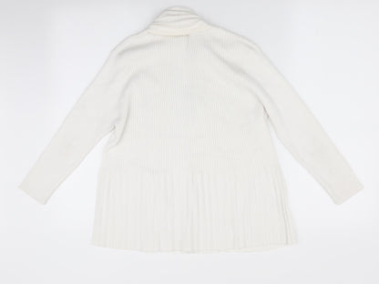 Womens UK Size M CC Ivory Cardigan Jumper