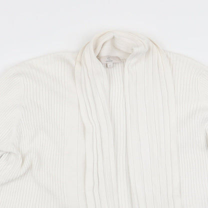 Womens UK Size M CC Ivory Cardigan Jumper