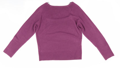 Womens UK Size 14 Per Una Purple Pullover Jumper