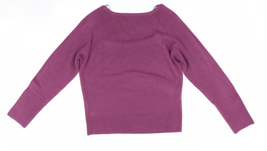 Womens UK Size 14 Per Una Purple Pullover Jumper