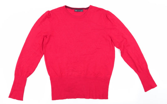 Womens UK Size 12 Marks and Spencer Red Pullover Jumper