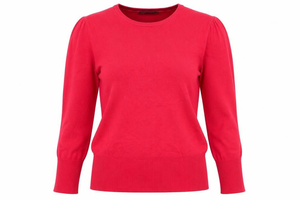 Womens UK Size 12 Marks and Spencer Red Pullover Jumper