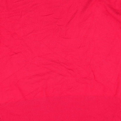 Womens UK Size 12 Marks and Spencer Red Pullover Jumper