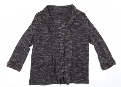 New Look  Womens Brown   Jacket Coatigan Size 16